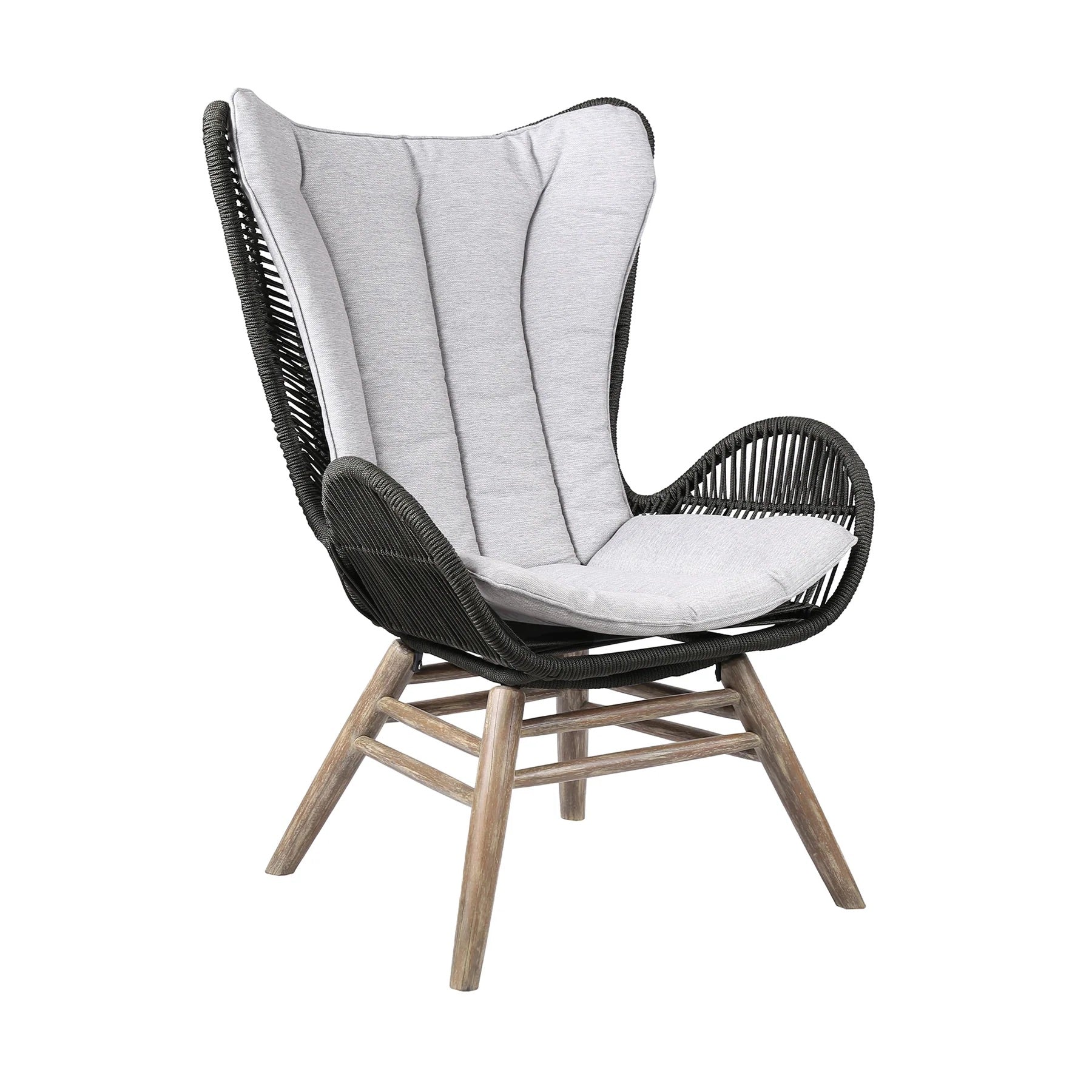 411610720:King Outdoor Lounge Chair, AngledAngle