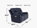 KINGSTON0:Kingston 3 Power Theater Console Loveseat, 