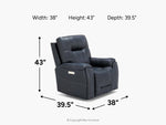 331181995:Kingston 3 Power Theater Recliner, 