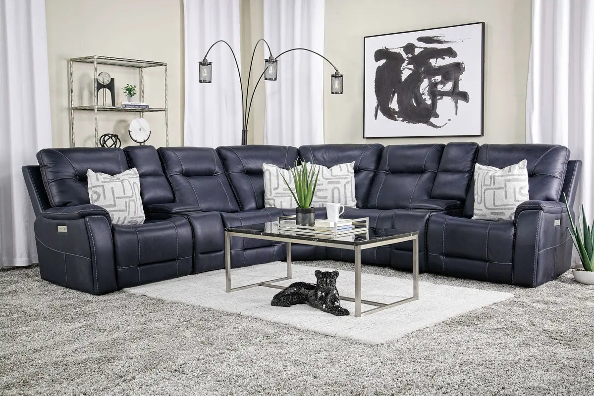 KINGSTO03:Kingston 7 Piece Sectional, Styled