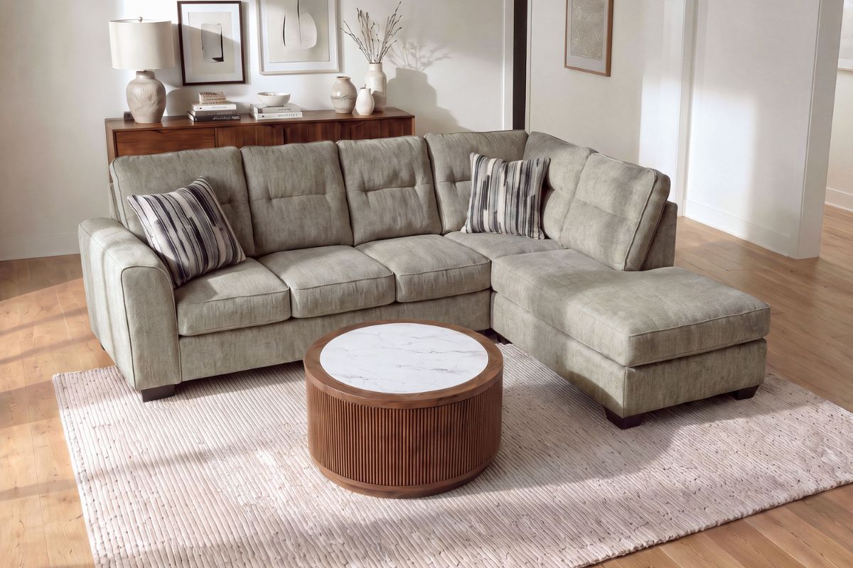 OLTEN0001:Olten Sofa Chaise Sectional, Angled
