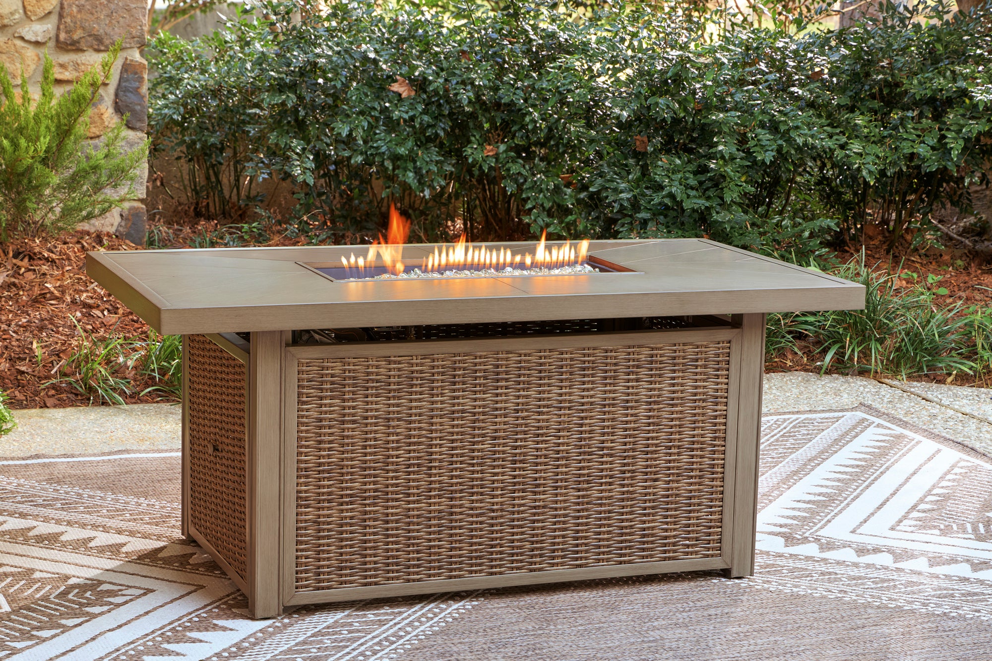 566941737:Laguna Heights Outdoor Firepit, Styled