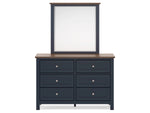 LANDOCK12:Landocken Panel Bed & Dresser , Front