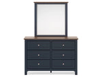 LANDOCK15:Landocken Panel Bed & Dresser , Front