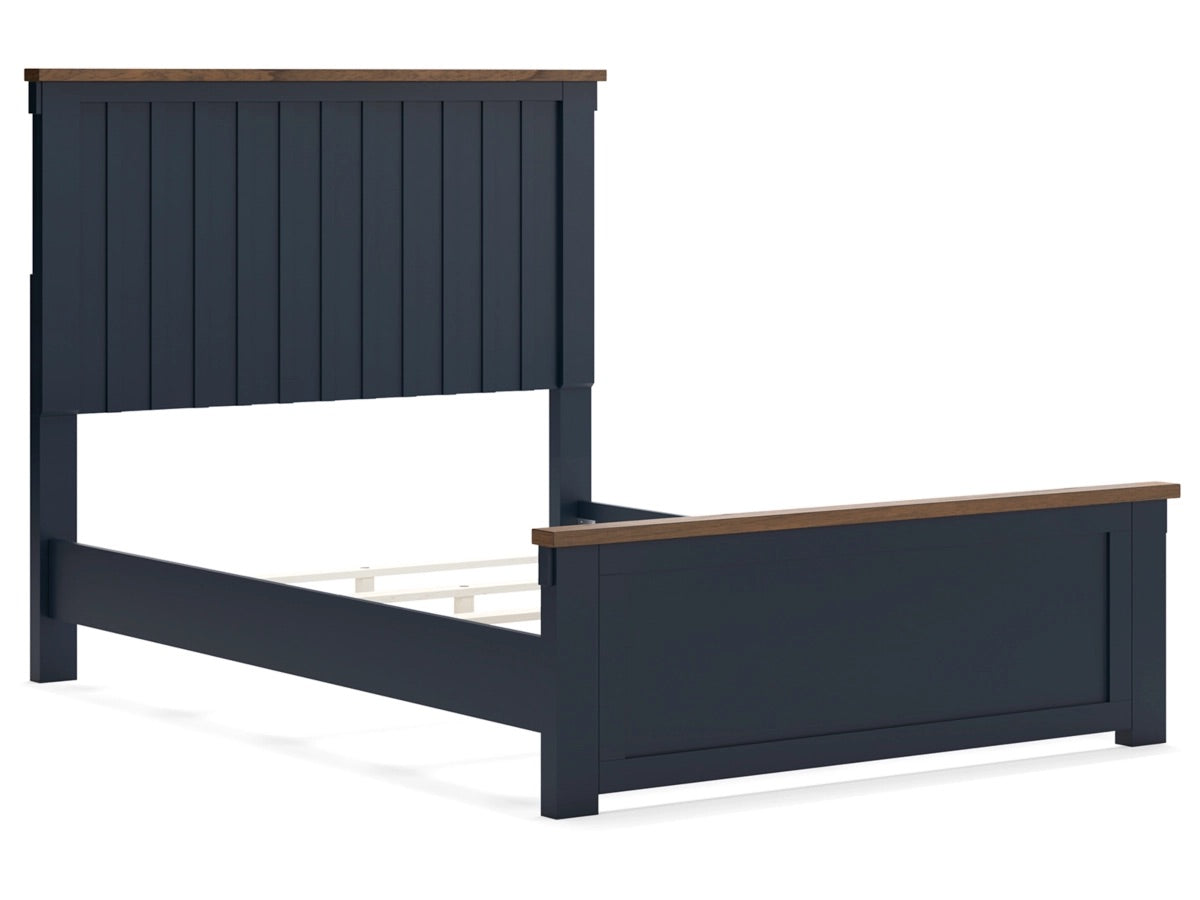 LANDOCK10:Landocken Panel Bed, AngledAngle