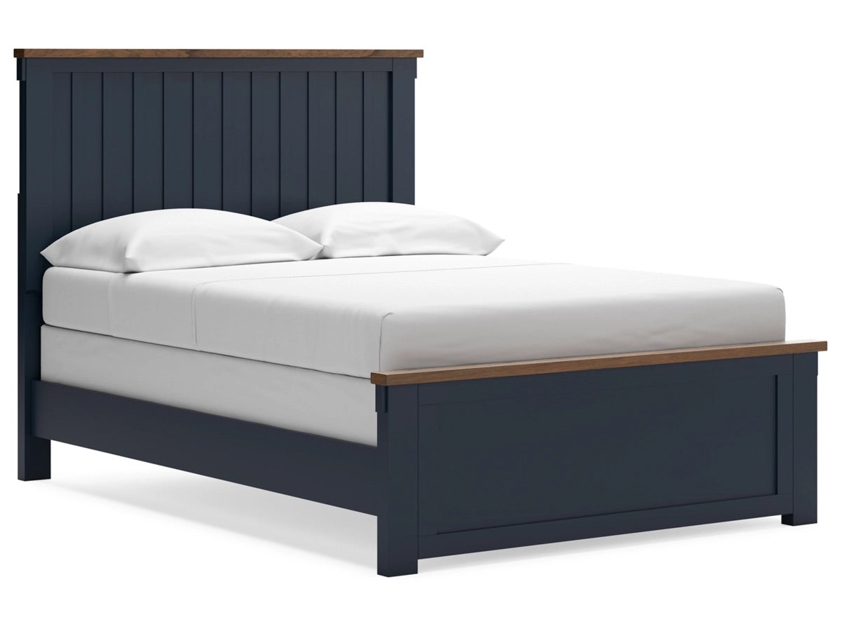 LANDOCK10:Landocken Panel Bed, AngledAngle