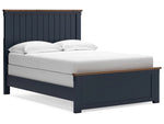 LANDOCK12:Landocken Panel Bed & Dresser , AngledAngle