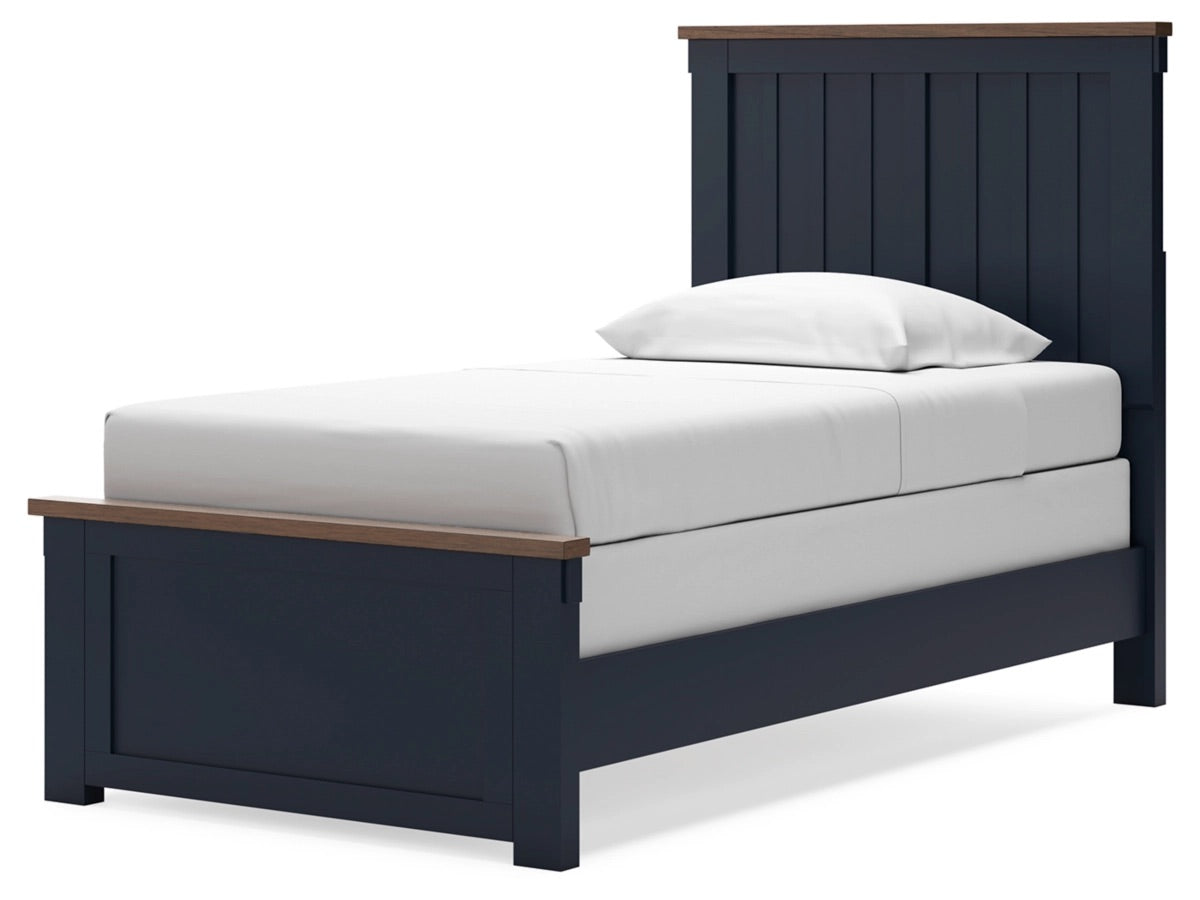 LANDOCK13:Landocken Panel Bed, AngledAngle