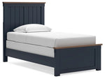 LANDOCK13:Landocken Panel Bed, AngledAngle