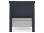 LANDOCK13:Landocken Panel Bed, Back