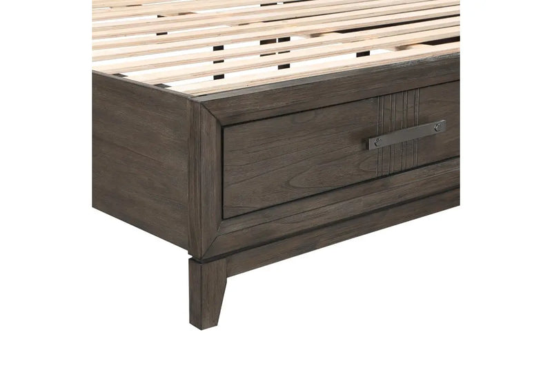 LANDON002:Landon Upholstered Panel Bed, 