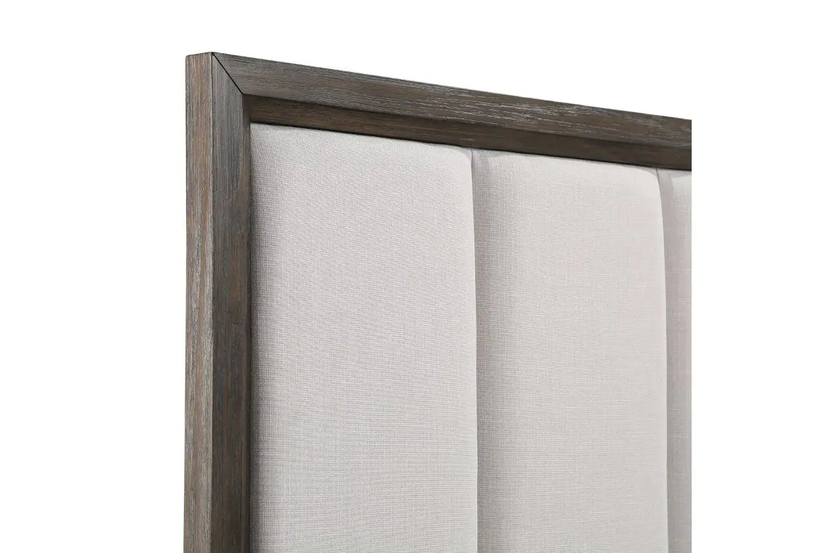 LANDON002:Landon Upholstered Panel Bed, 