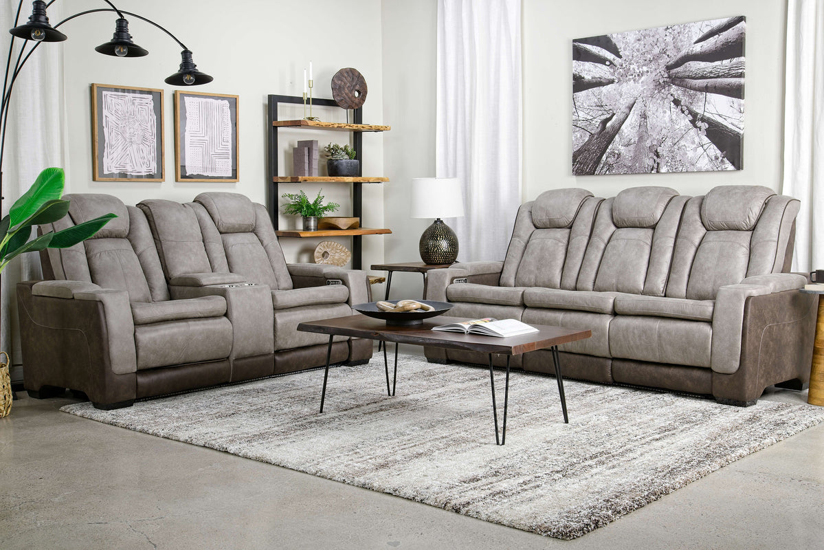 LANTANA10:Lantana 2 Power Sofa & Console, Styled