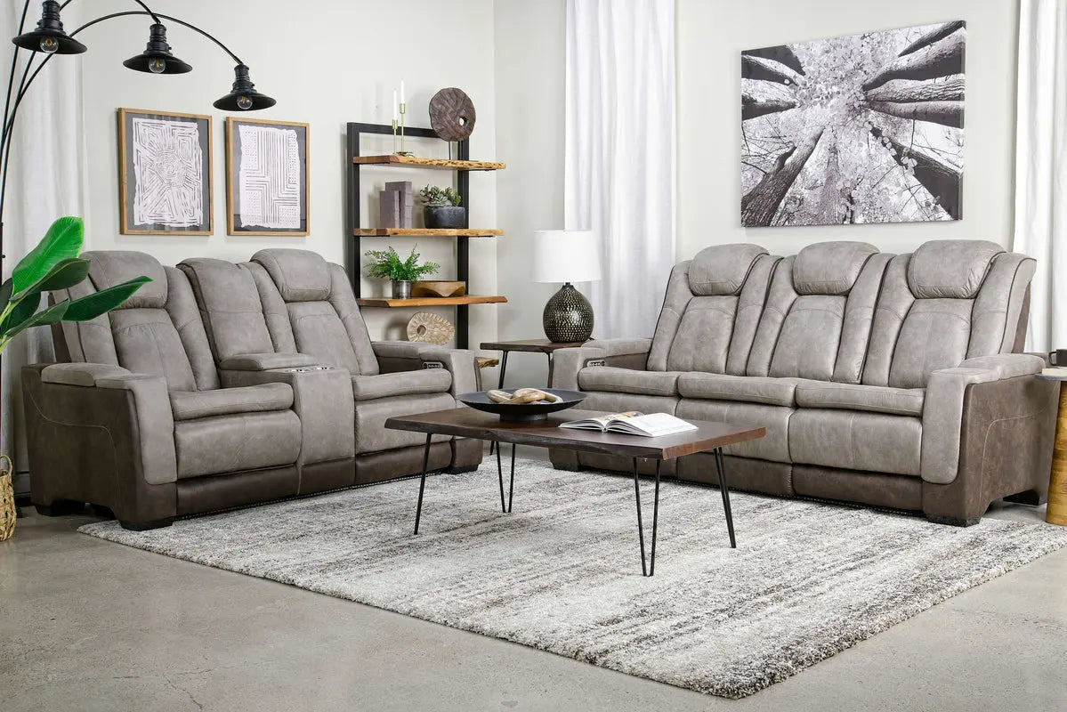 LANTANA10:Lantana 2 Power Sofa & Console, Styled