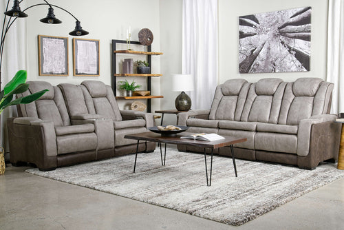 LANTANA10:Lantana 2 Power Sofa & Console, Styled