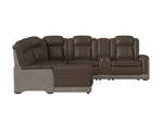 LANTAN004:Lantana 6 Piece 2 Power Chaise Sectional, Front