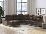 LANTAN004:Lantana 6 Piece 2 Power Chaise Sectional, 