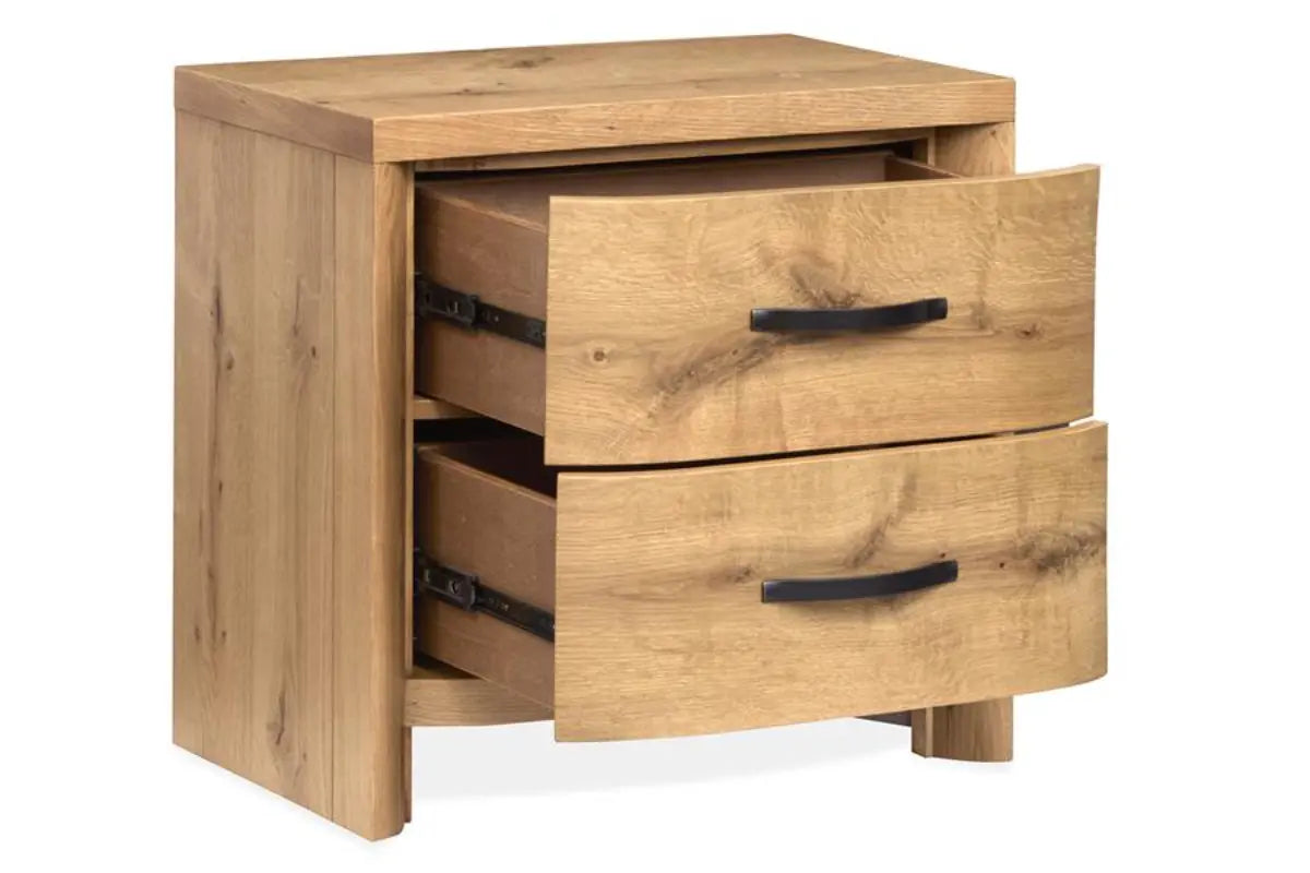 LARAMIE21:Laramie Panel Bed With Storage, Open
