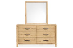LARAMIE6A:Laramie Panel Bed & Dresser & , Open