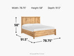 LARAMIE04:Laramie Panel Bed, 