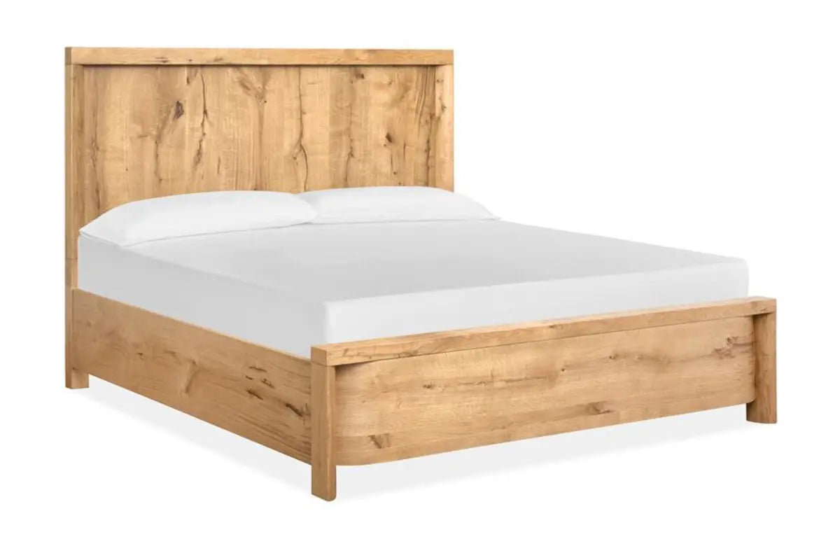 LARAMIE06:Laramie Panel Bed & Dresser & , AngledAngle