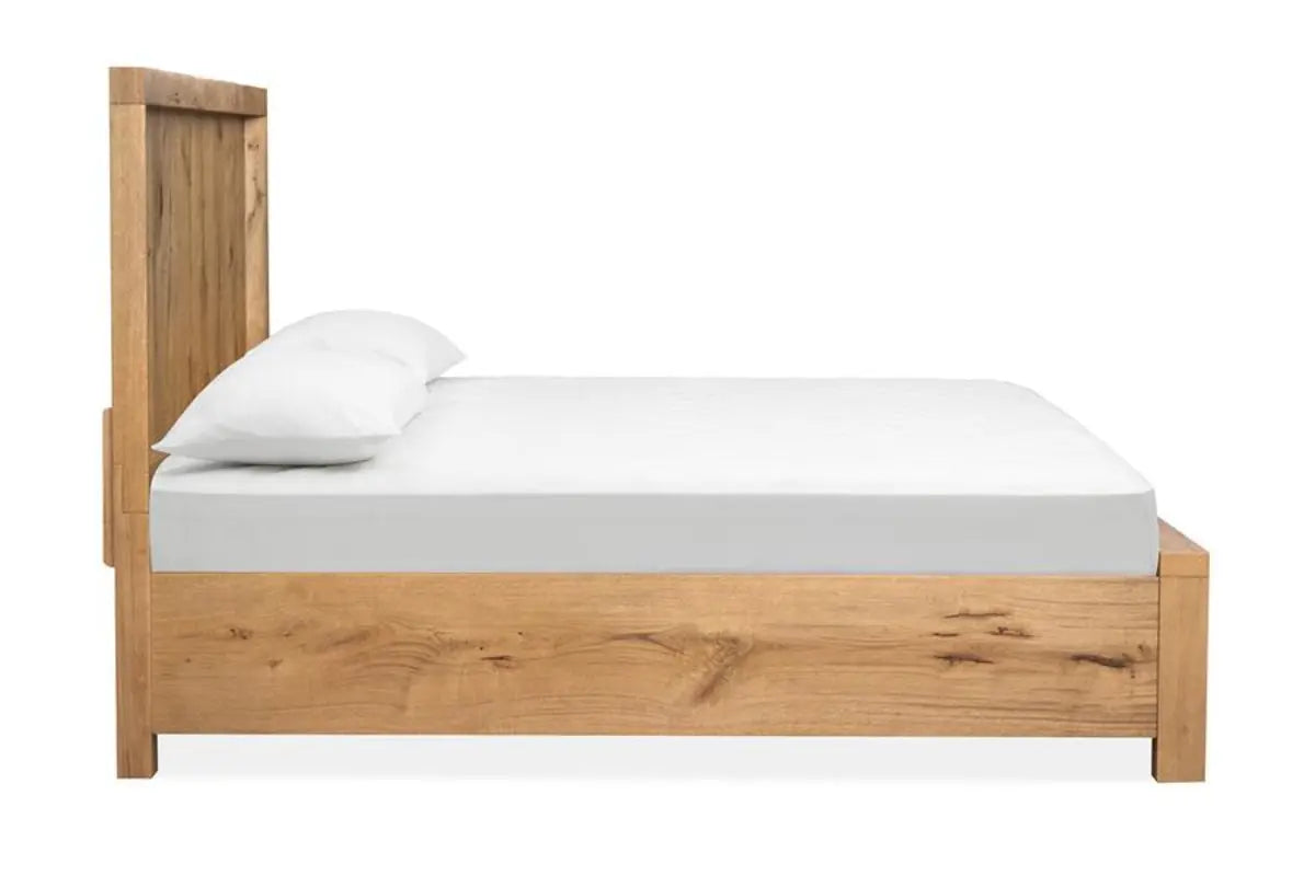 LARAMIE06:Laramie Panel Bed & Dresser & , Side