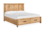 LARAMIE21:Laramie Panel Bed With Storage, AngledAngle