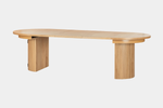 LEAFY0000:Leafy Oval Dining Table, Angled