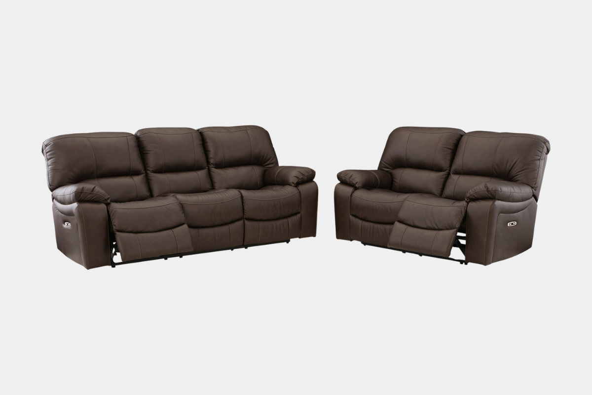 LEESWORTH:Leesworth Power Sofa & Loveseat, Open