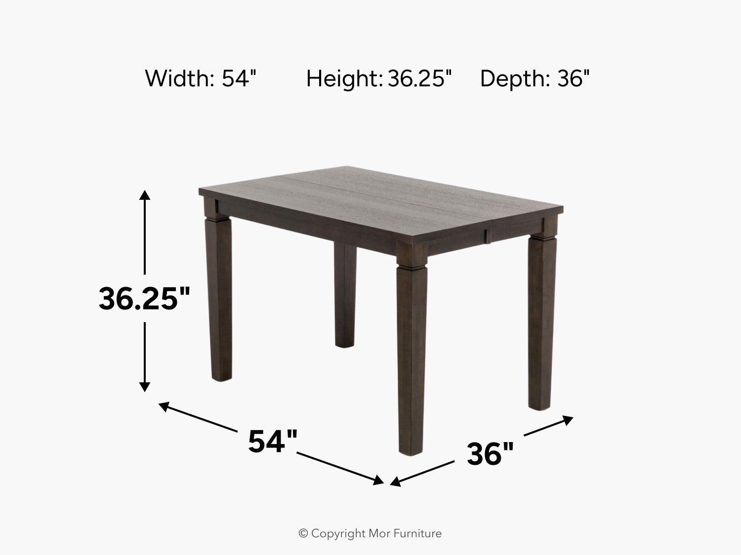 777168682:Lincoln Counter Height Dining Table, 