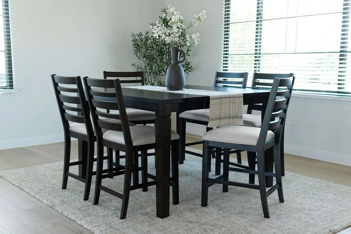 LINCOLN25:Lincoln Square Counter Height , Styled