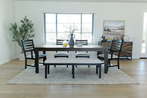 LINCOLN12:Lincoln Square Dining Table & , StyledFront