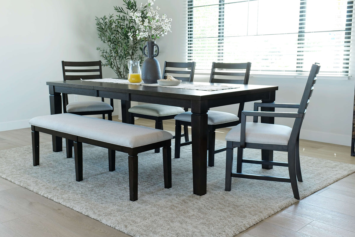 LINCOLN12:Lincoln Square Dining Table & , Styled