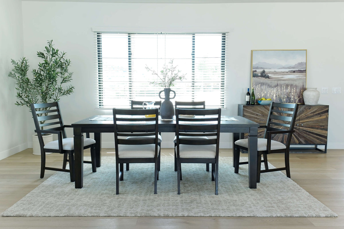 LINCOLN05:Lincoln Square Dining Table & , StyledFront