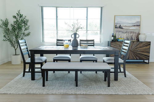 LINCOLN10:Lincoln Square Dining Table & , StyledFront