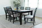 LINCOLN11:Lincoln Square Dining Table & , Styled
