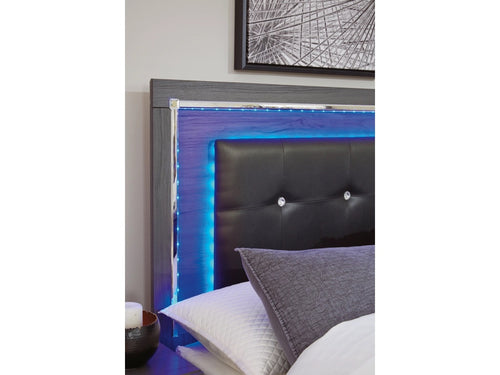 LODANNA16:Lodanna Panel Bed With Storage, 