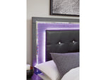 LODANNA22:Lodanna Panel Bed With Storage, 