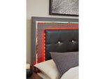 LODANNA18:Lodanna Panel Bed With Storage, 