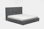 LOFT9GR07:Loft 9 Upholstered Bed, Angled