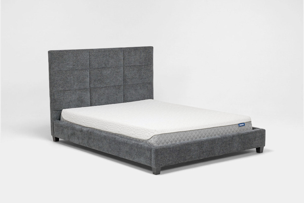 LOFT9GR01:Loft 9 Upholstered Bed, Angled