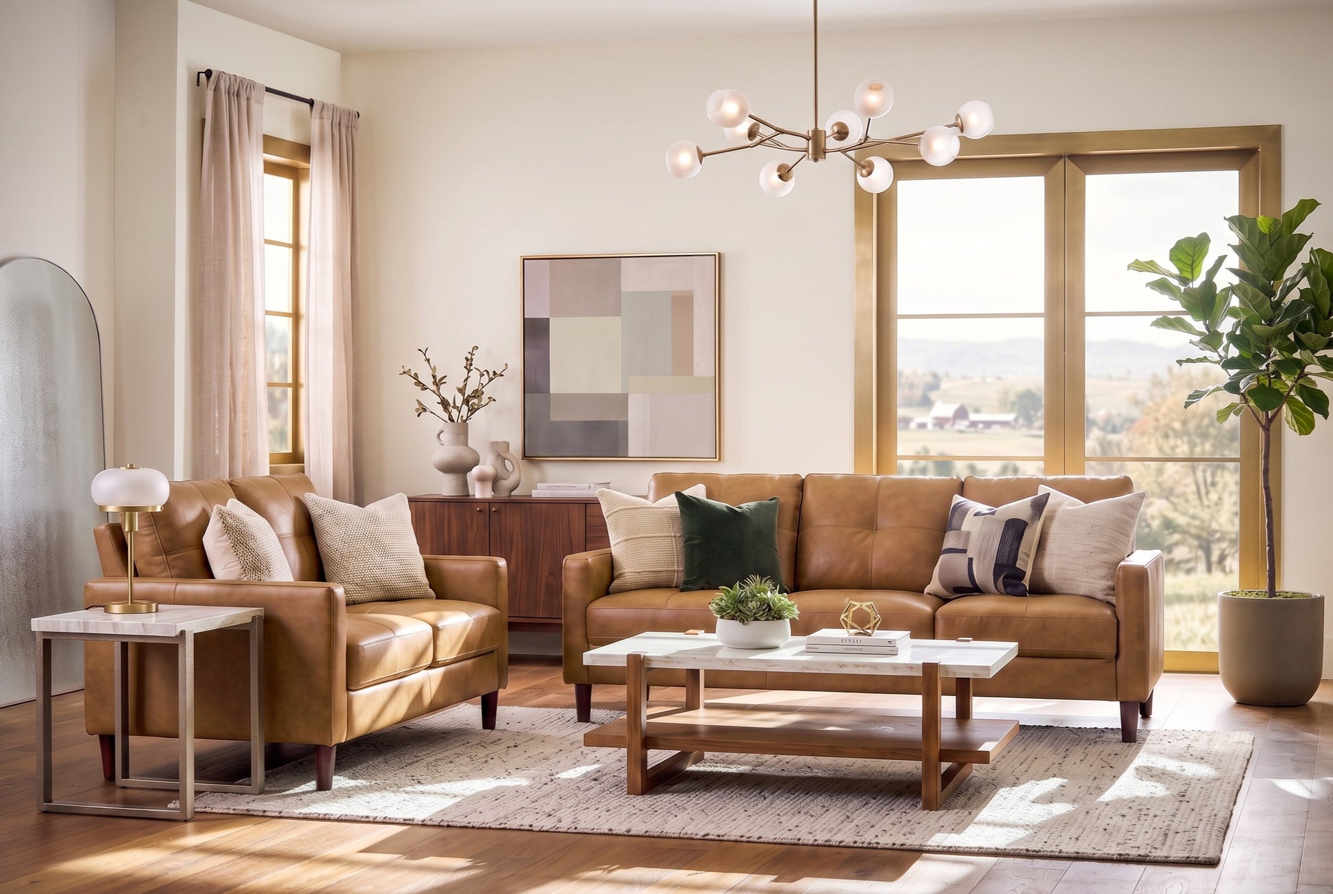Lois Sofa & Loveseat  