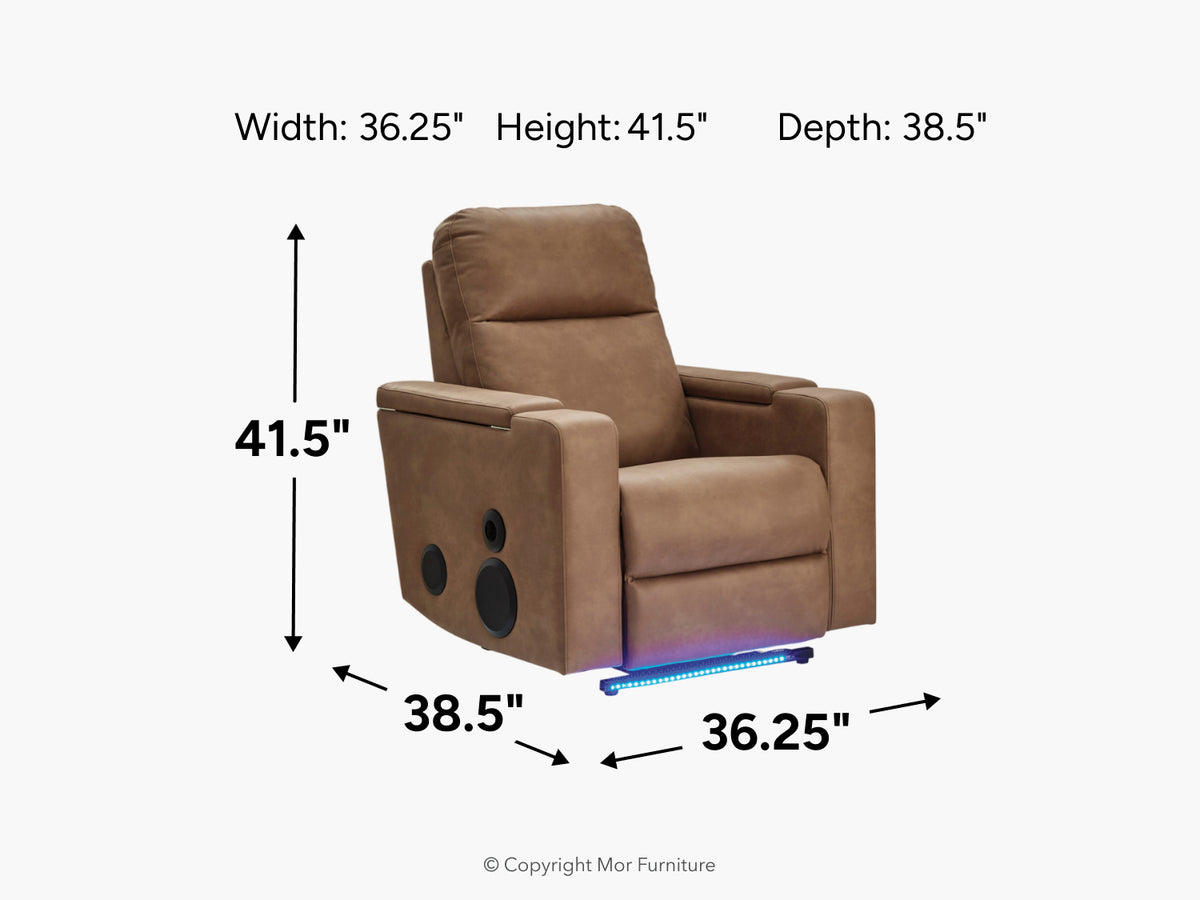 218679839:Lorrenton 3 Power Theater Recliner, 