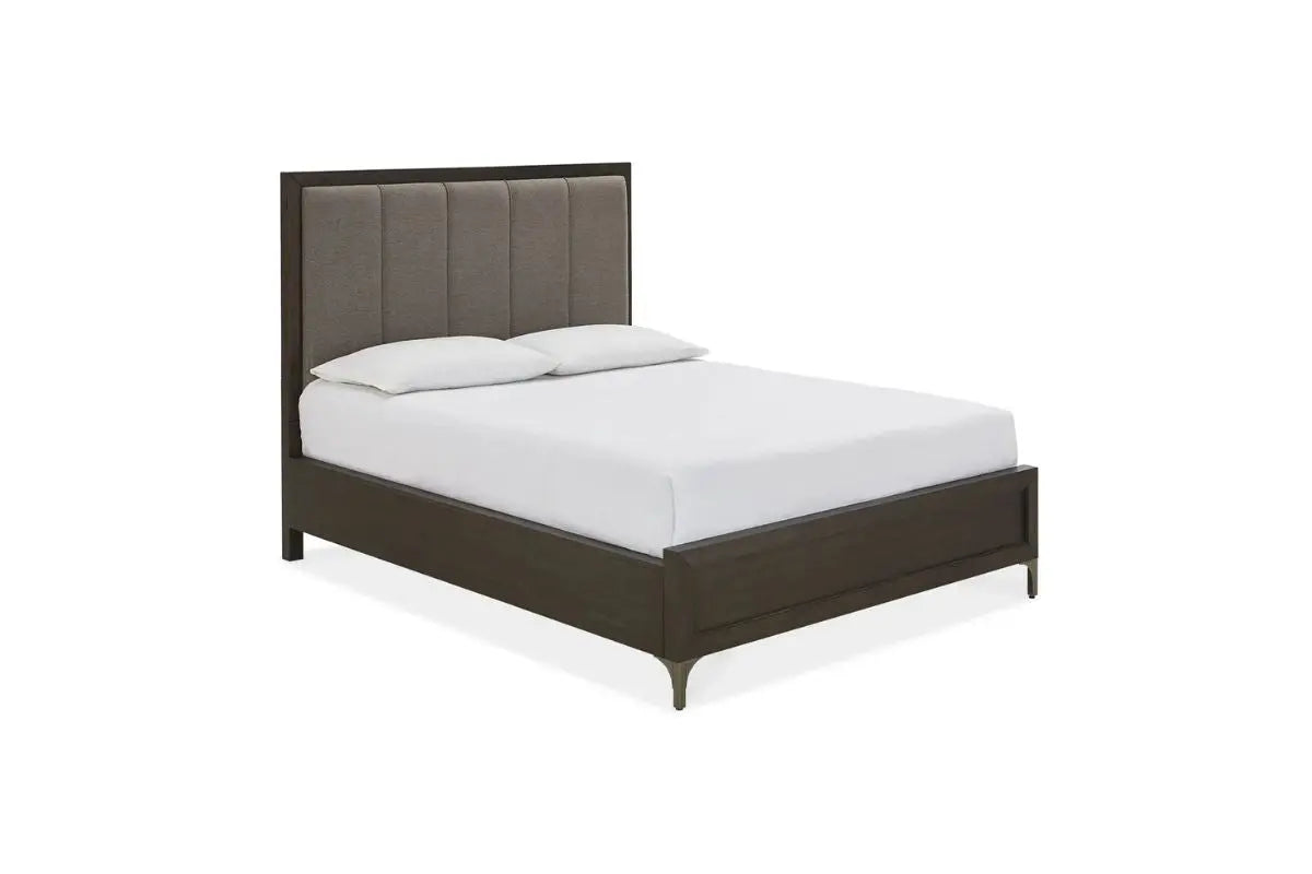 LUCERNE07:Lucerne Upholstered Panel Bed, Angle