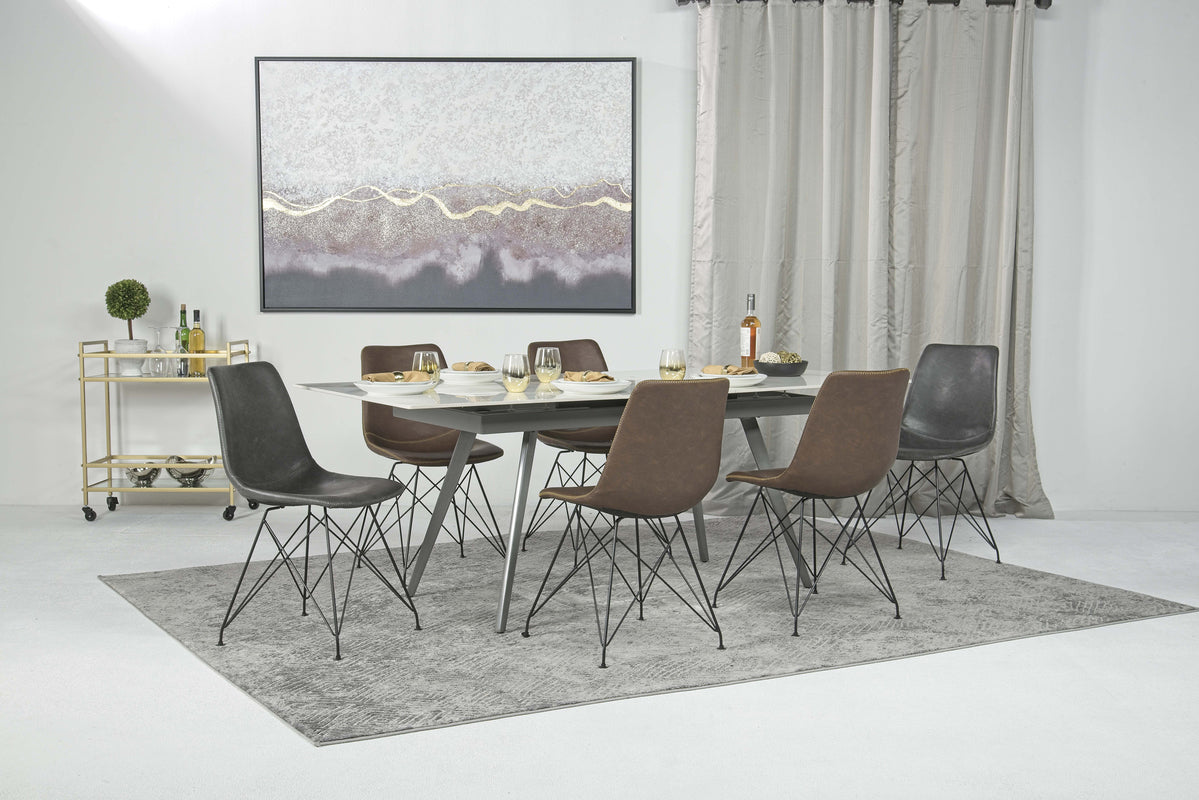 LUCIA0000:Lucia Dining Table, Styled