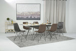 LUCIAWHT1:Lucia Dining Table & 6 Chairs, Styled