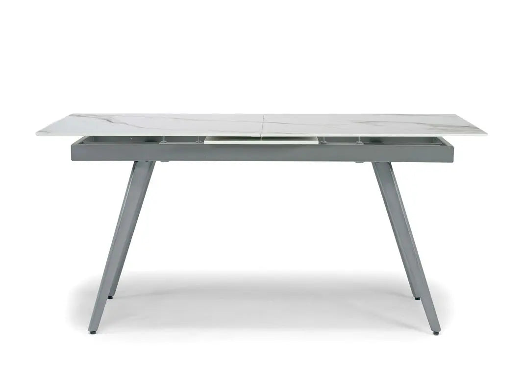 LUCIAWHT0:Lucia Dining Table & 4 Chairs, Front