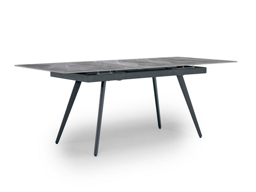 LUCIAGRY1:Lucia Dining Table & 6 Chairs, AngledAngle