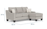 548298775:Lucy Reversible Sofa Chaise, 