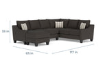 874459990:Lucy Tux Sofa Chaise Sectional, 